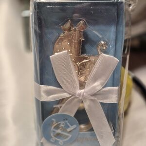 Gold Baby Carriage Bottle Opener New